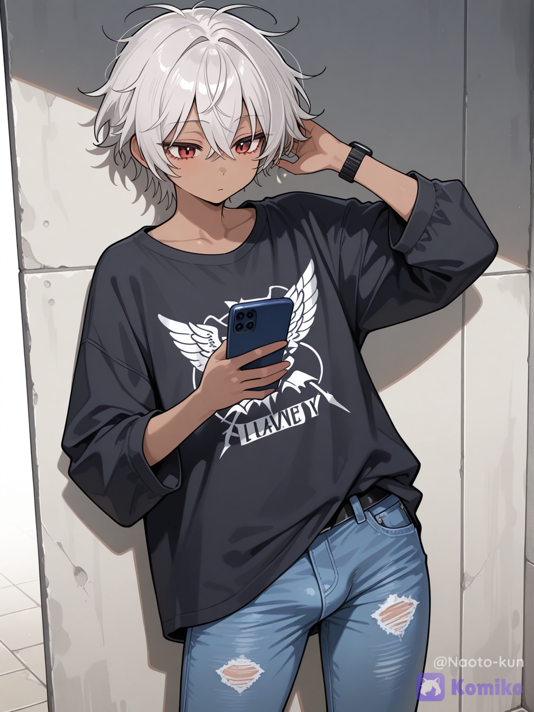 looking phone