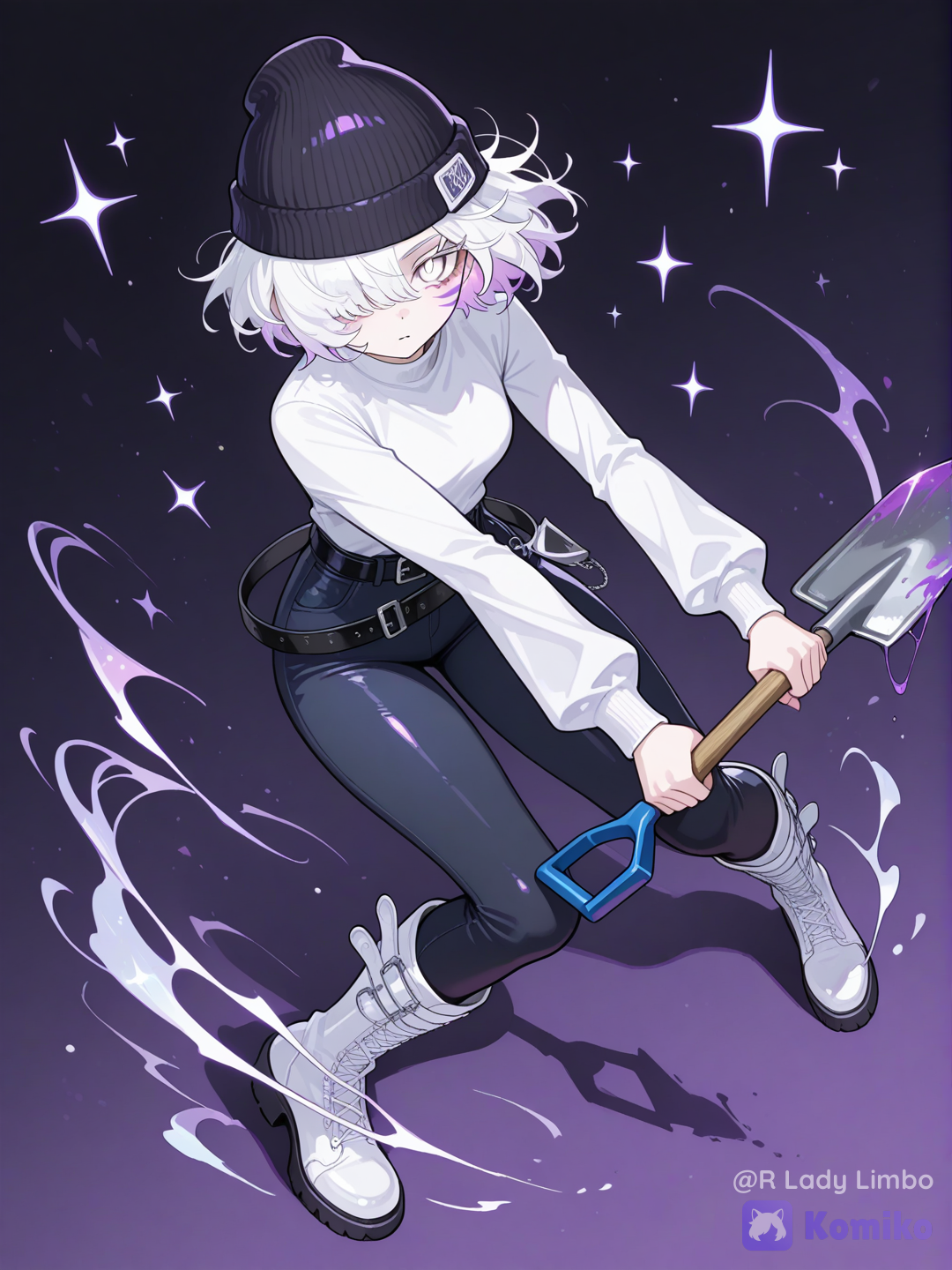 Uma doida com uma pá