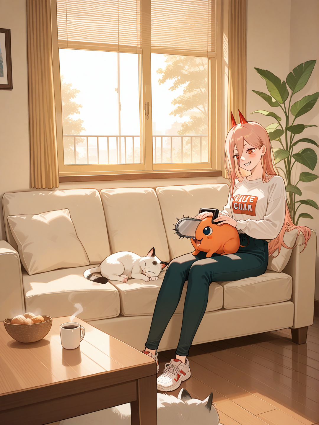 Power with Meowy and Pochita