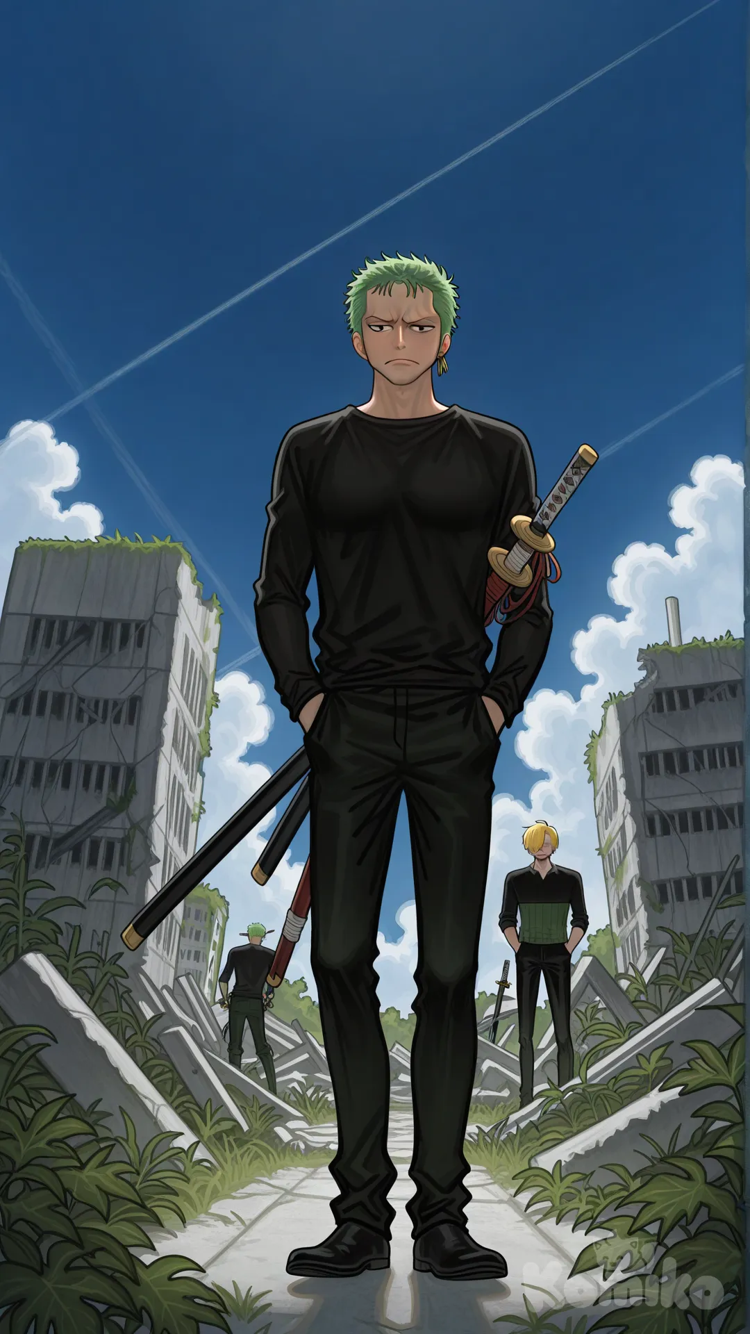 Sanji and Zoro