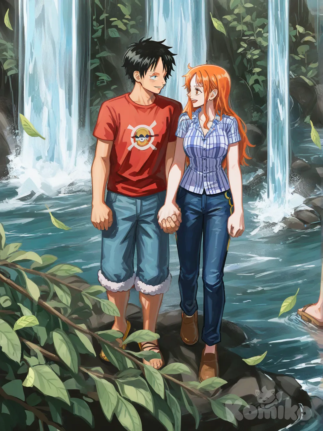 Nami and Luffy