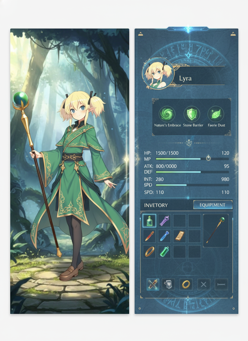 RPG Status Screen