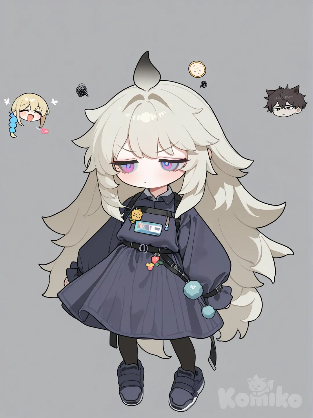 anime girl coloring background