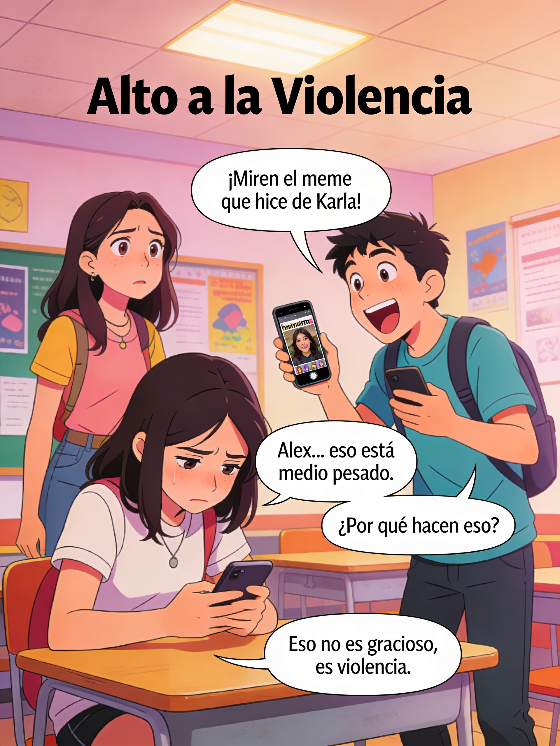 alto a  la violencia 