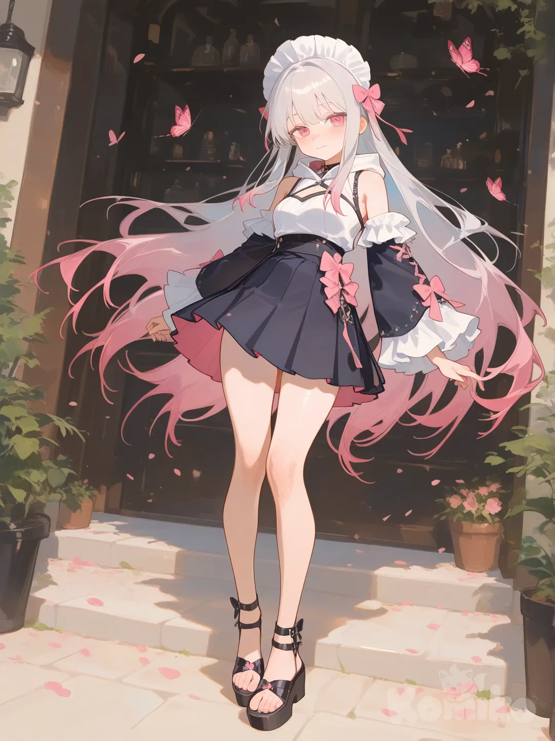 [soft-shading-style], @alice-6KbJ, hoodie, pleated skirt