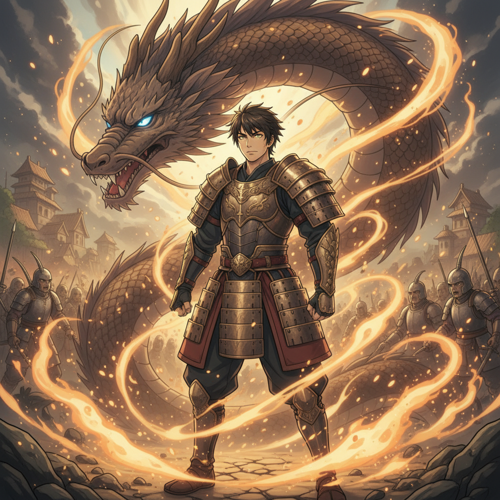 Arc 1 : Les Origines et la Fondation de valoria
L'histoire commence par un pari divin entre Kaito (Dieu de la Création) et Mirckael (Dieu de la Destruction). Pour tester la valeur de l'humanité, ils s'incarnent sur Terre : Kaito naît comme un hybride humain-dragon aux écailles dorées, tandis que Mirckael naît dans une lignée de grands épéistes.
Après s'être rencontrés et avoir réalisé leur nature divine, ils décident de fonder valoria, une cité où toutes les races peuvent coexister en harmonie.
 La vie commence à s'organiser dans la forêt, où humains et créatures apprennent à vivre ensemble sous la protection des deux héros.
 valoria devient une cité majestueuse protégée par des barrières magiques, un symbole d'espoir pour le monde.

--------------------------------------------------------------------------------
Arc 2 & 3 : Guerres, Convictions et Sacrifices
La paix est menacée par le royaume d'Asteria et le mystérieux Prophète Noir. Kaito doit apprendre à maîtriser sa fureur draconique pour protéger les siens.
 Kaito, en armure de combat, puise dans sa force intérieure sous le regard du dragon ancestral Ryujin.
Au milieu des batailles, des guerrières d'élite se lèvent pour défendre le rêve de coexistence, maniant l'acier avec une détermination royale.
 Les défenseurs d'Auralis, comme cette chevaleresse couronnée, font face aux légions ennemies avec bravoure.

--------------------------------------------------------------------------------
Arc 4 : Le Jugement Final et l'Épilogue
Le véritable test arrive avec Zarek, le Dieu de l'Équilibre, qui juge que les deux dieux se sont trop attachés aux mortels et décide de détruire la dimension. Pour le vaincre, Kaito et Mirckael réalisent une Fusion Divine pour devenir Kaickael, le Dieu de l'Harmonie.
Après la victoire, ils font un choix ultime : renoncer à leur divinité pour devenir pleinement humains et vivre auprès de ceux qu'ils aiment.
• Kaito se marie avec Lyra et ils dirigent Auralis ensemble.
• Mirckael fonde une famille avec Kira et enseigne l'escrime à l'académie.
La cité d'Auralis devient un modèle pour le monde entier, prouvant que l'amour et la compréhension mutuelle sont plus puissants que la nature divine.