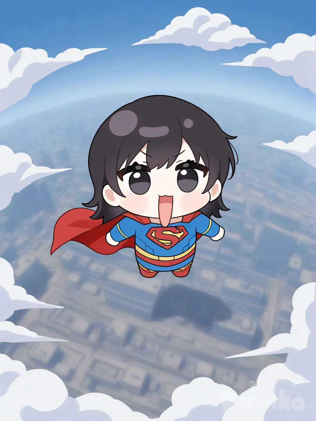 superman , [uplook-style]