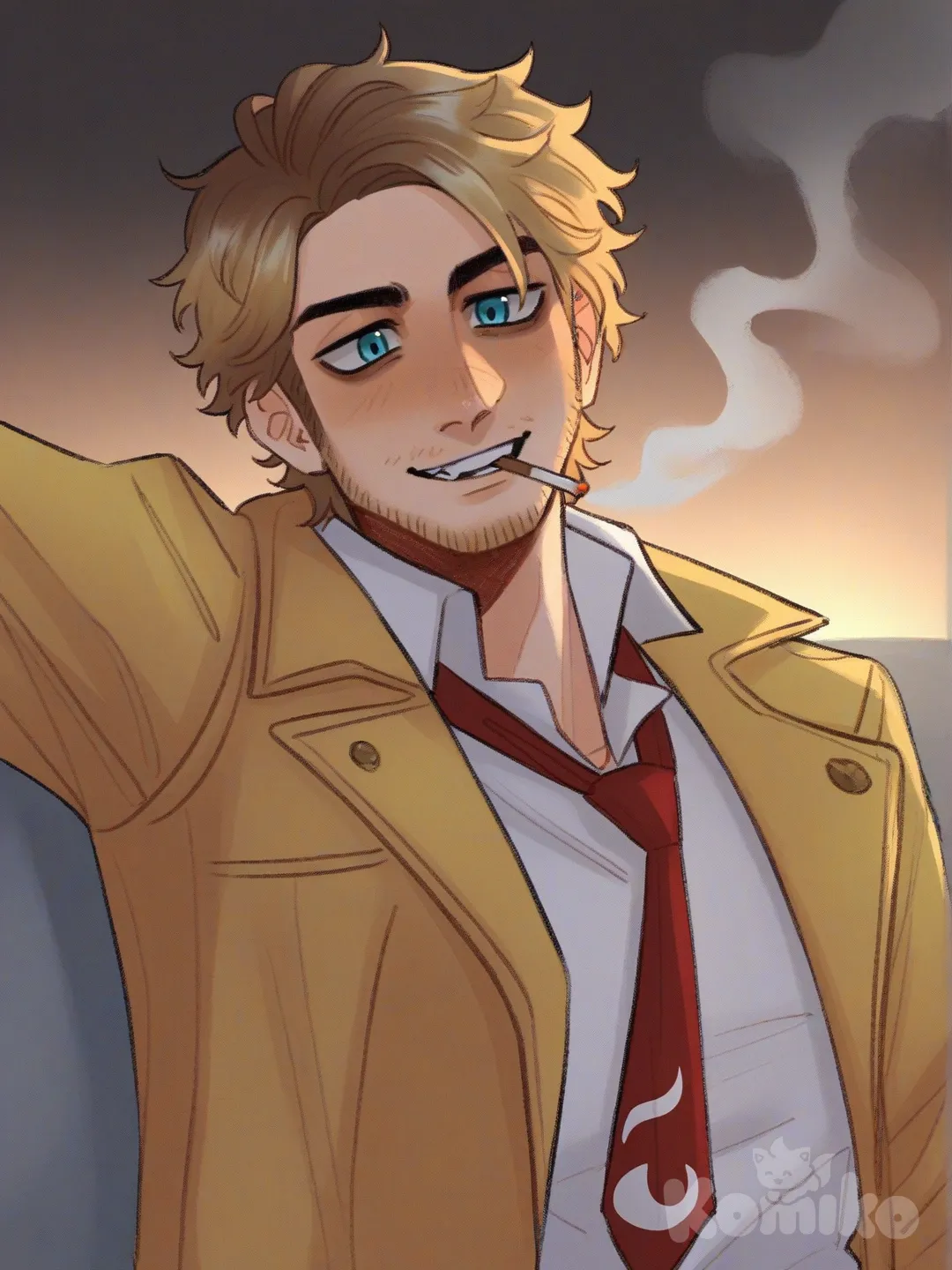 John constantine , [soft-shaded-moe-style]