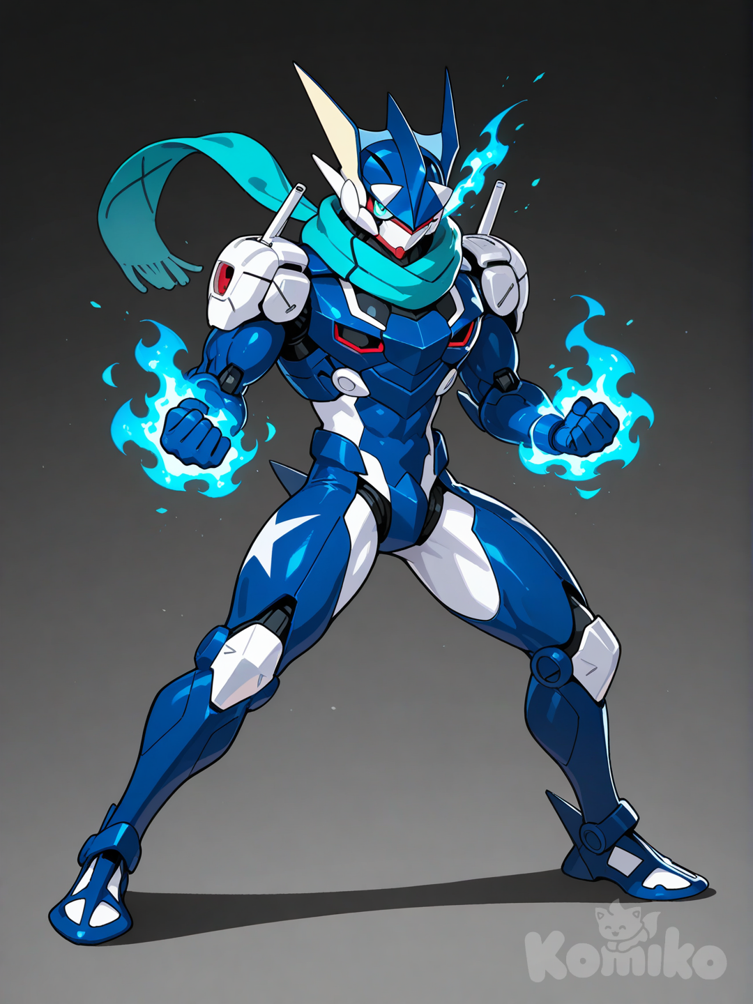 Blue Superhero_ENZIANBLAU_2