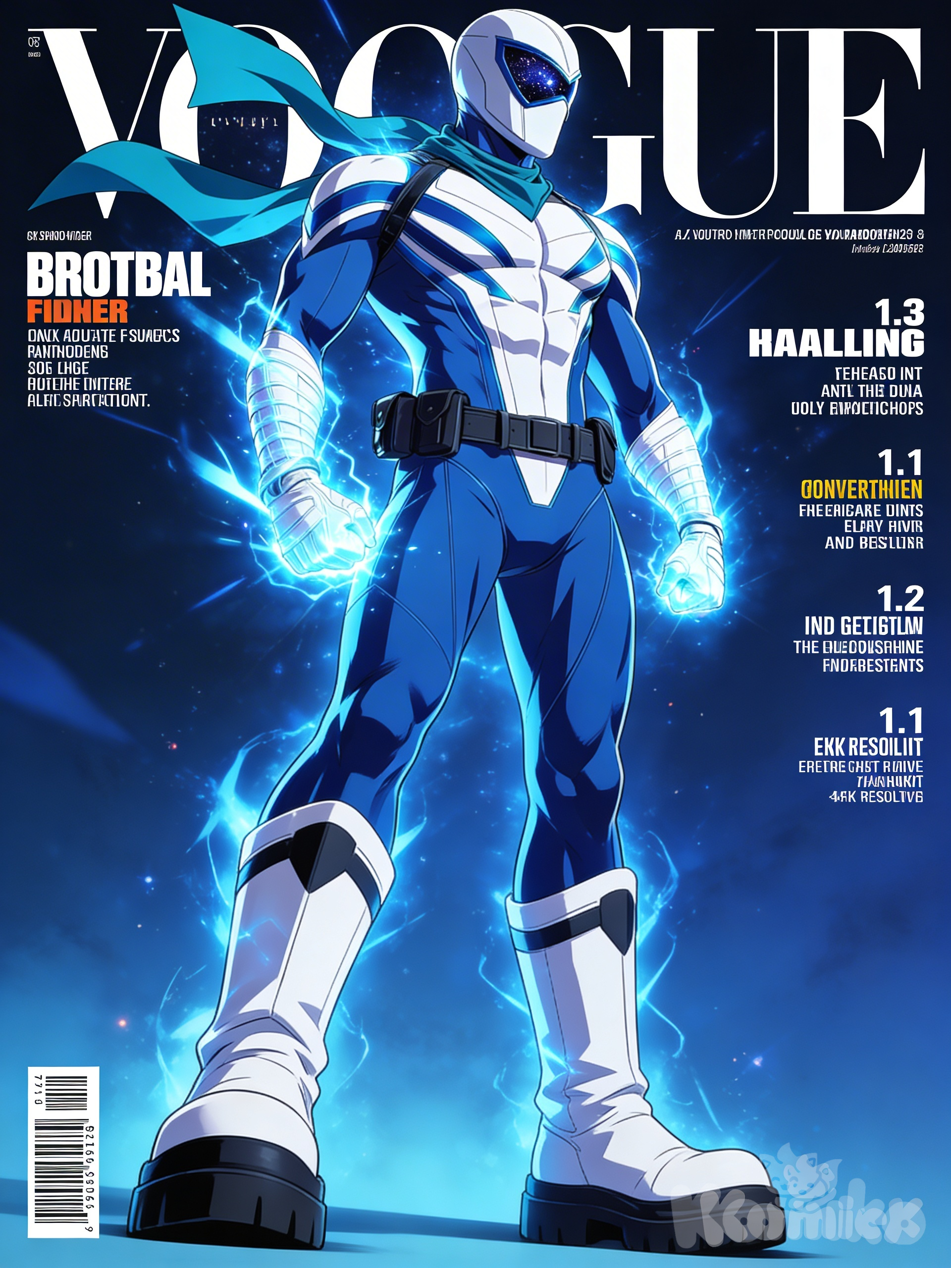 Hero in Cover Magazine