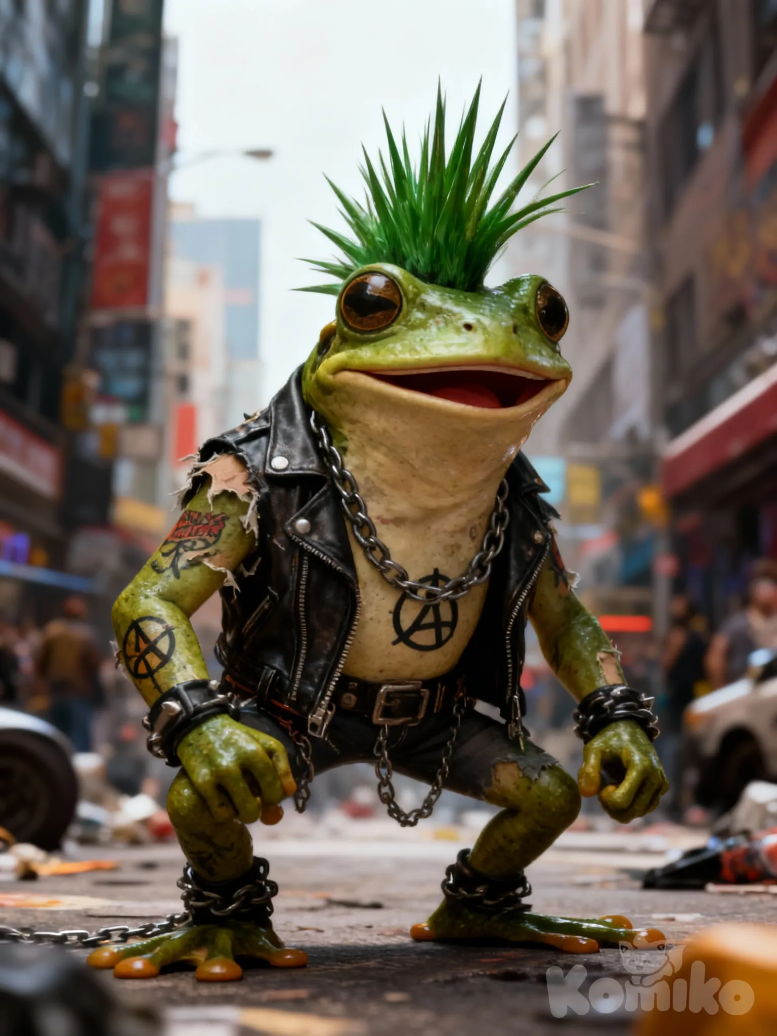 Anarchy pank frog