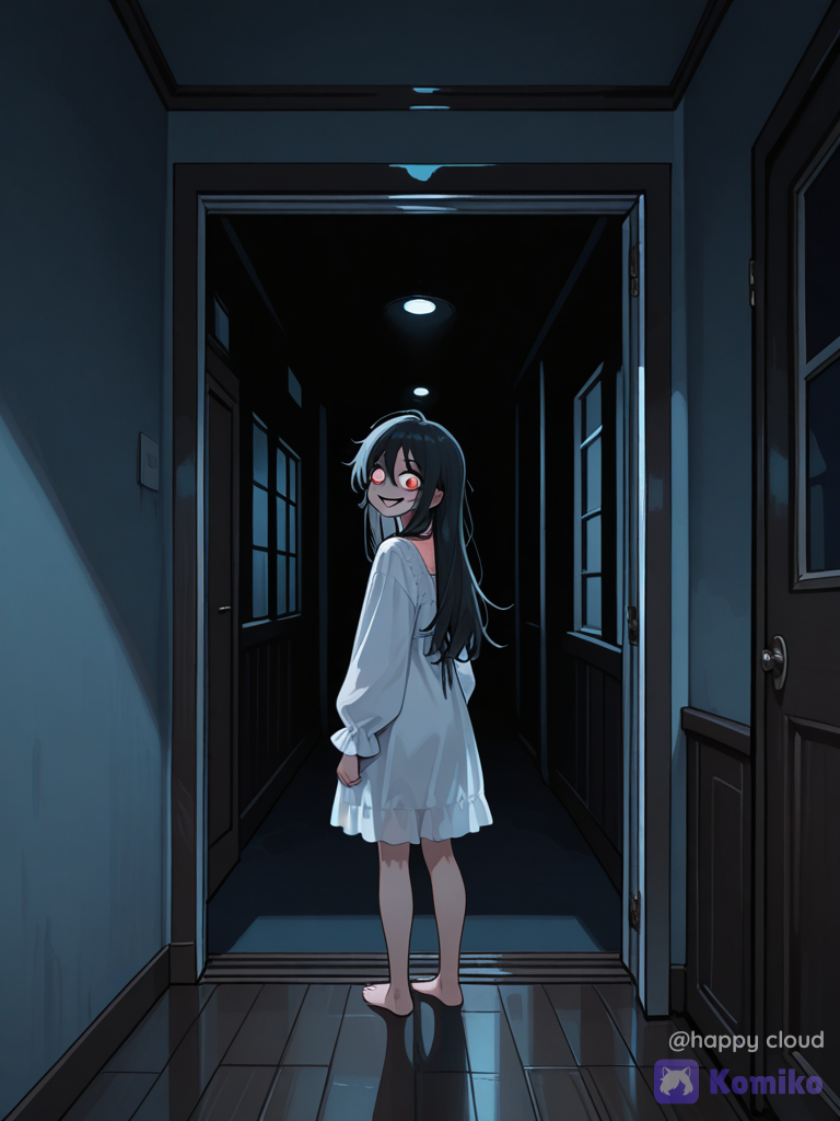Every night at exactly 3:00 a.m., Mia heard someone whisper her name from behind her bedroom door. “Mia…” She always ignored it. One night, curiosity won. She opened the door. The hallway was empty. Then she heard the whisper again— From inside her room. When she turned around, someone was standing where she had been sleeping. It smiled. And whispered, “Your turn.”