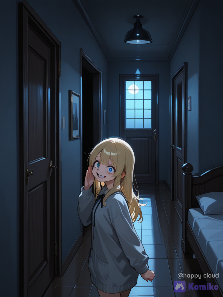 Every night at exactly 3:00 a.m., Mia heard someone whisper her name from behind her bedroom door. “Mia…” She always ignored it. One night, curiosity won. She opened the door. The hallway was empty. Then she heard the whisper again— From inside her room. When she turned around, someone was standing where she had been sleeping. It smiled. And whispered, “Your turn.”