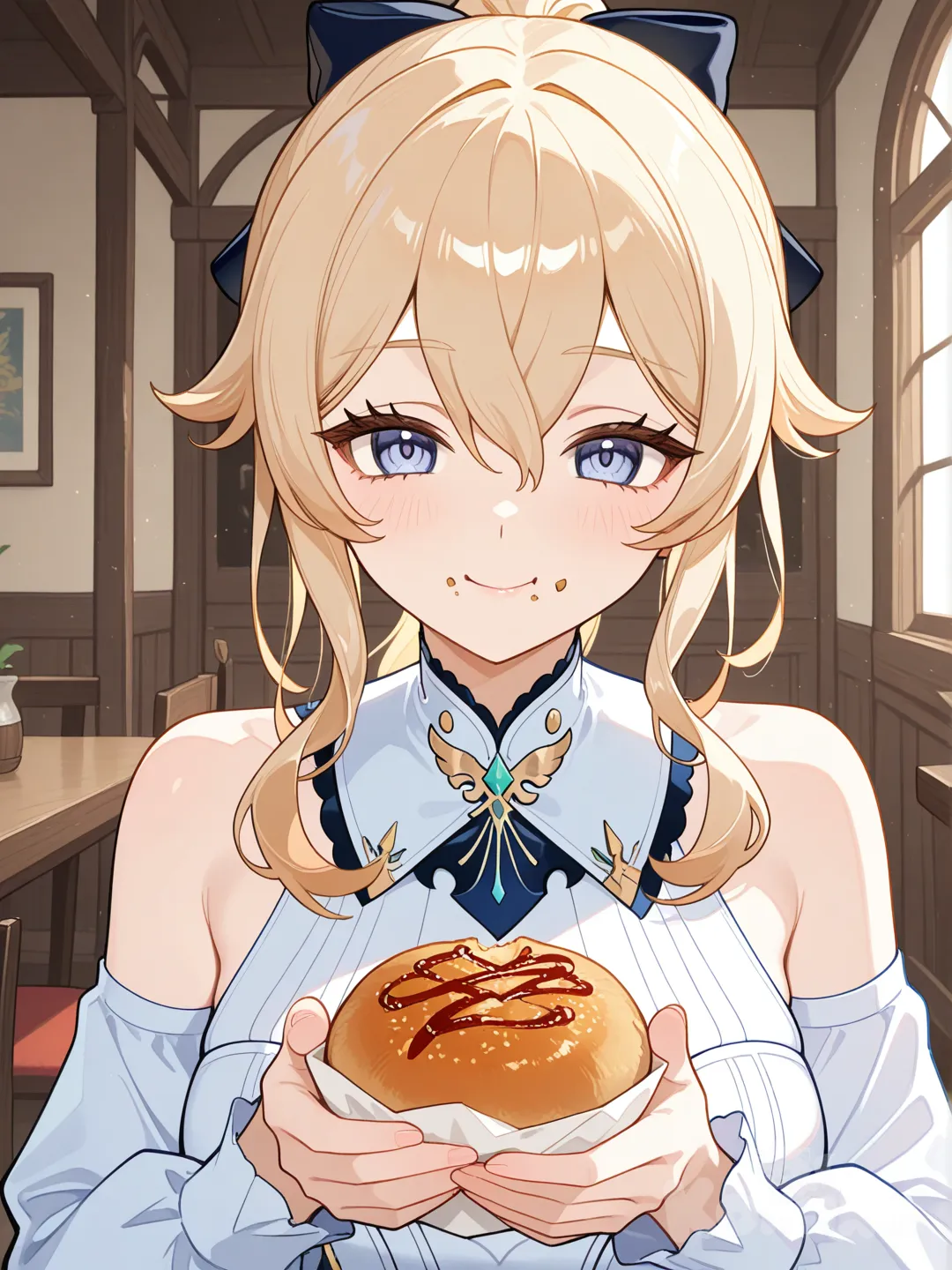 @Jean_(Genshin_Impact) comiendo