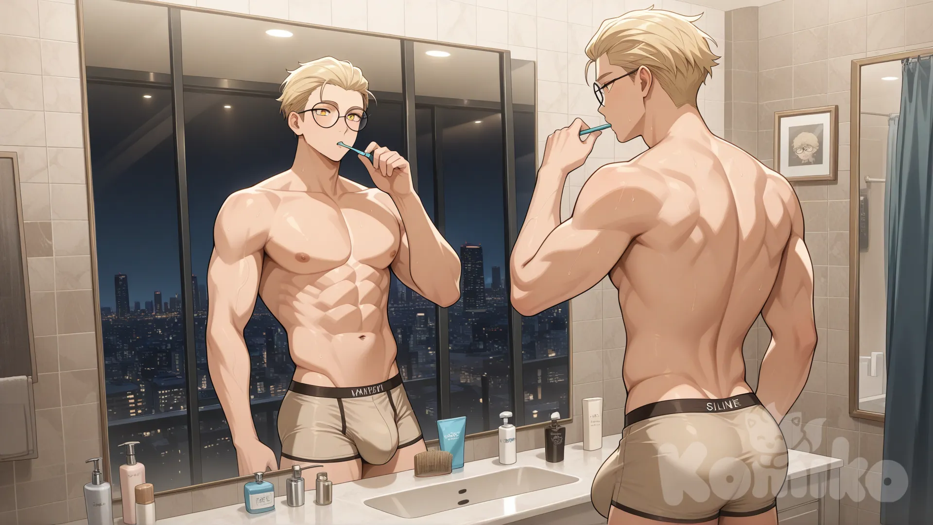 Getting ready for bed