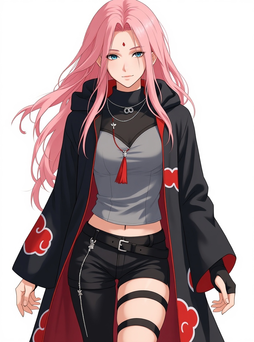 1girl, Haruno Sakura Akatsuki,