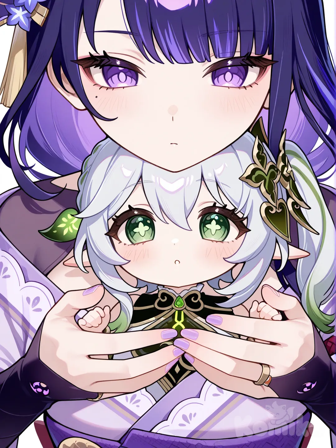 @Raiden_Shogun, @Nahida_(Genshin_Impact) best friends