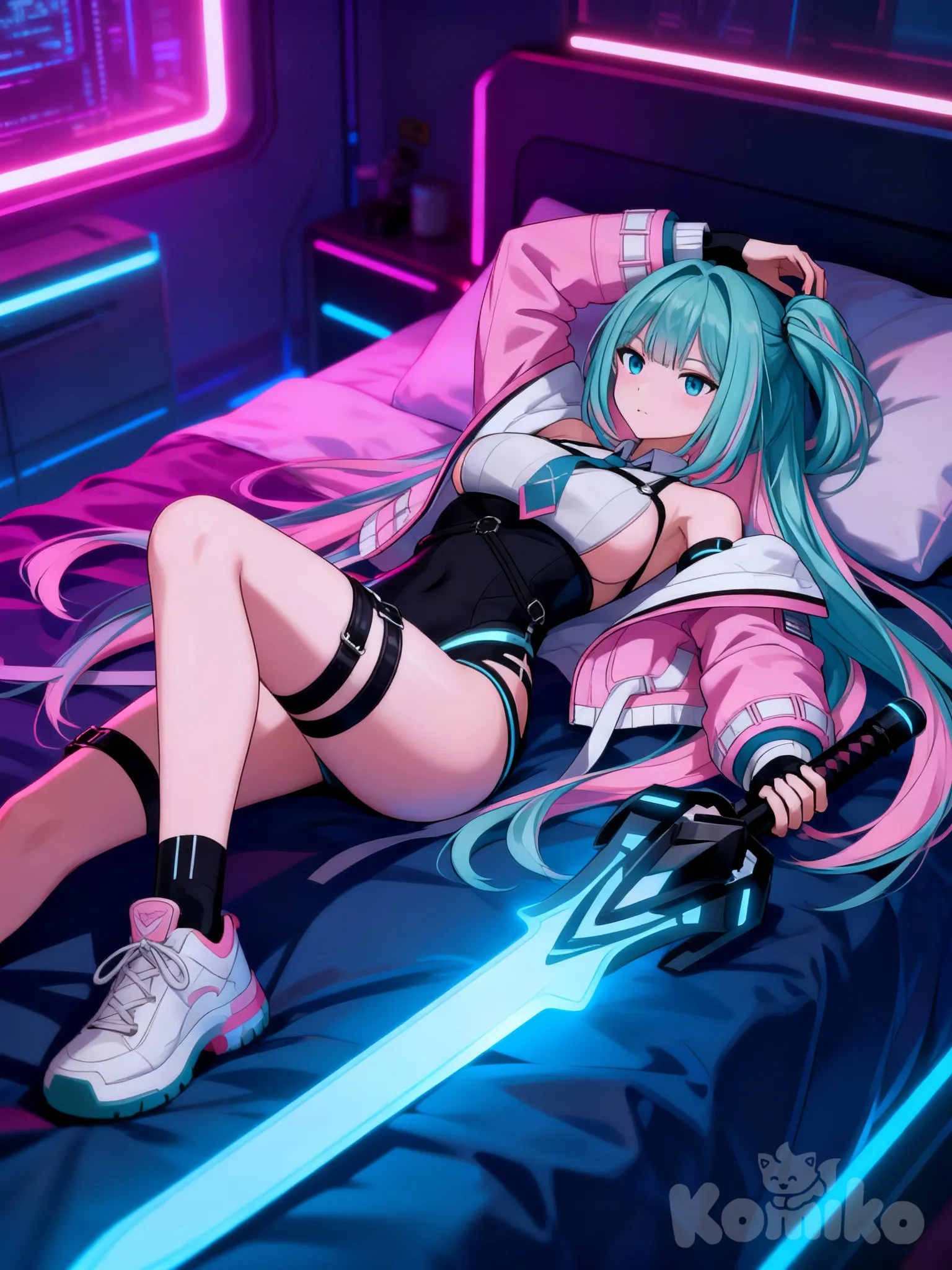 Rei : Lying down after a hard day of training