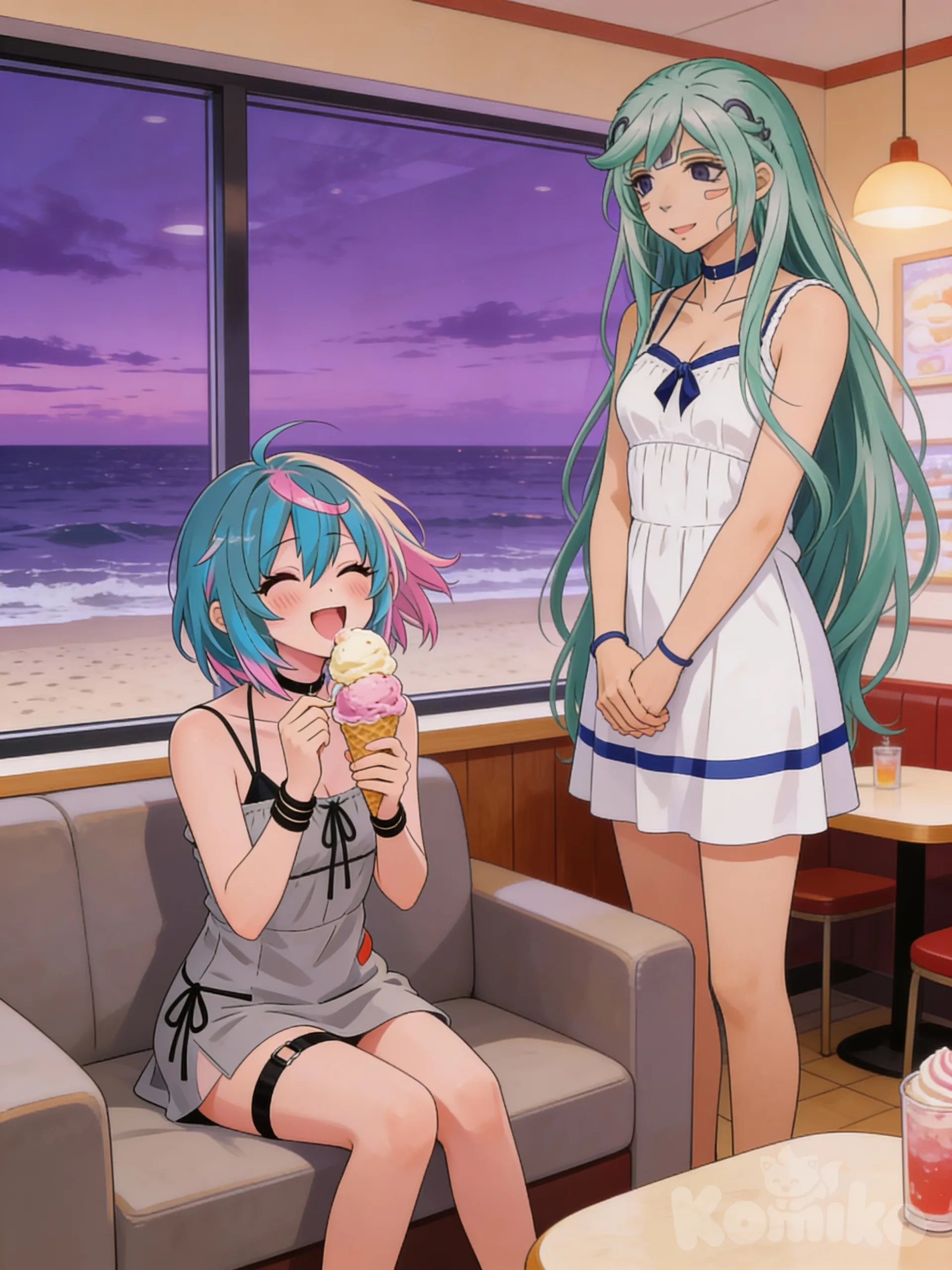 Nott - Mika-002 : Reunion in an ice cream parlor.