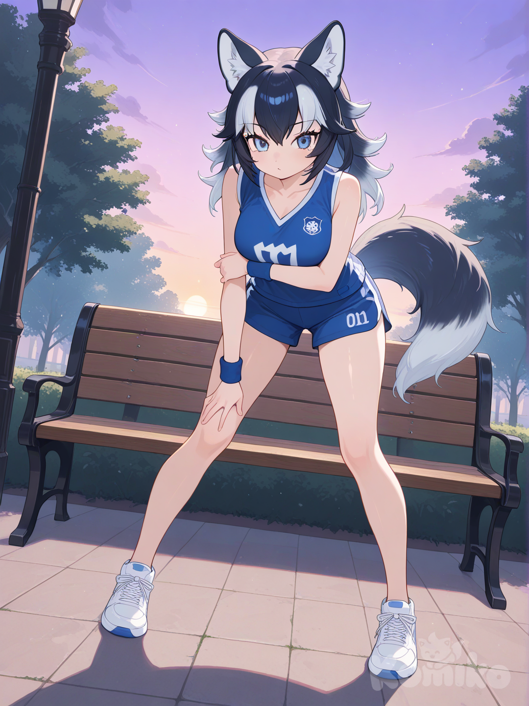 Craving in the purple sunset