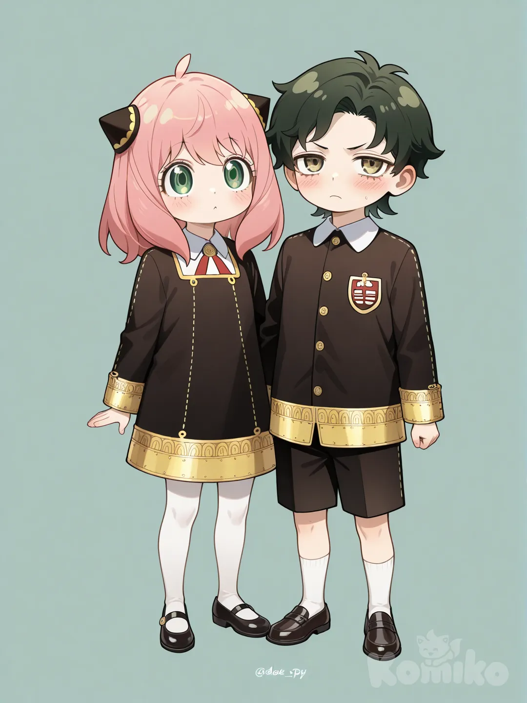 @Anya_(Spy_X_Family), @Damian_Desmond