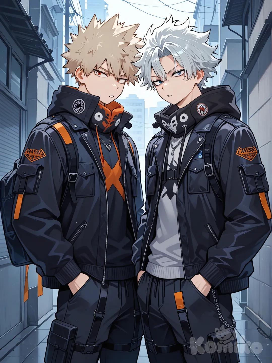 Bakugou Katsuki and Shinazugawa Sanemi