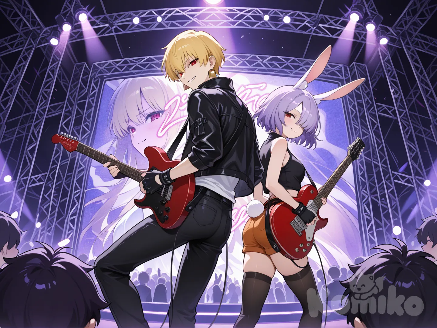 Bonfie_[FAPNAF] y Gilgamesh