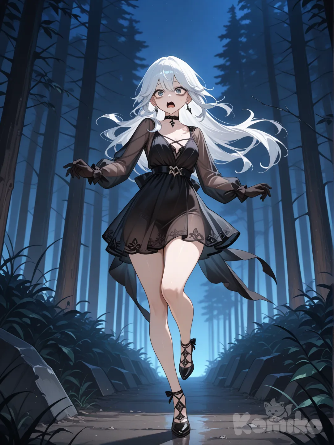 - Я боюсь, что меня убьют... - произнесла Айлин, бежавшая по лесу