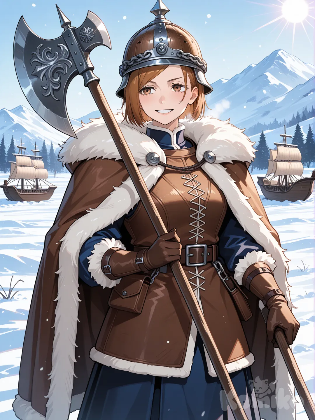 Kugisaki Nobara as a Viking