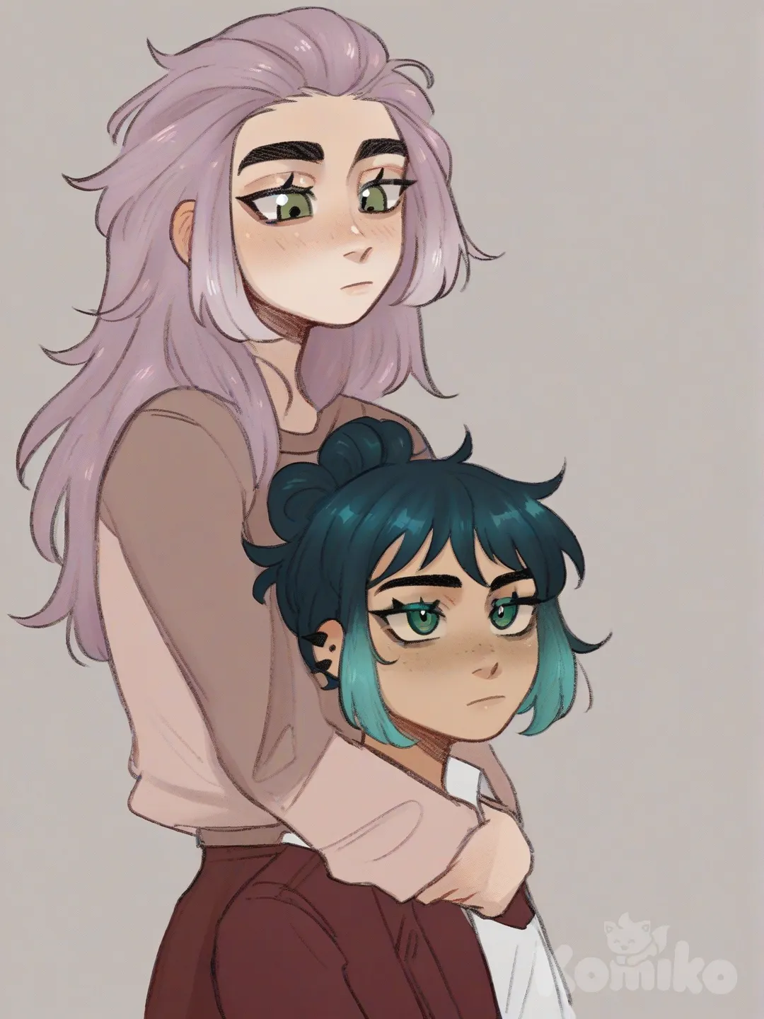 (On top) Salem (On bottom) Jade