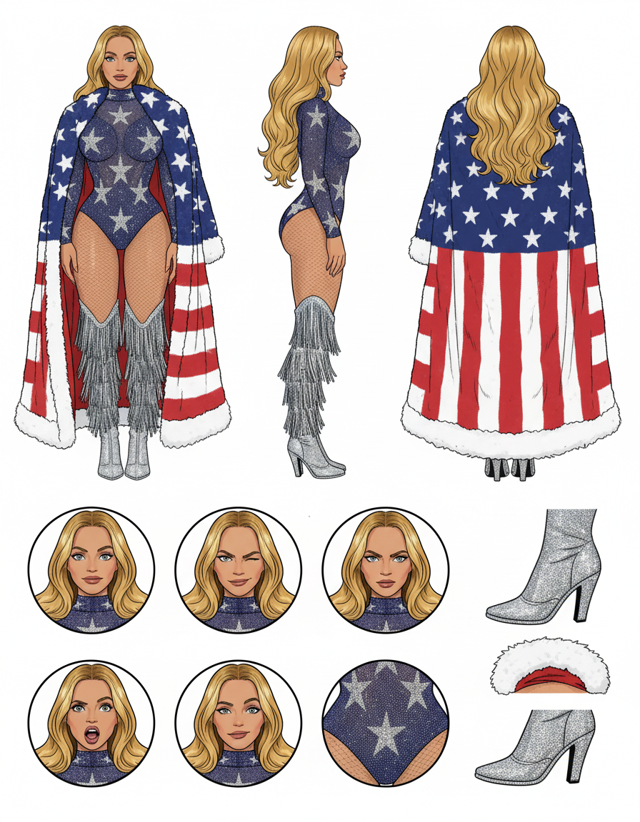 Americana Blonde Fatale