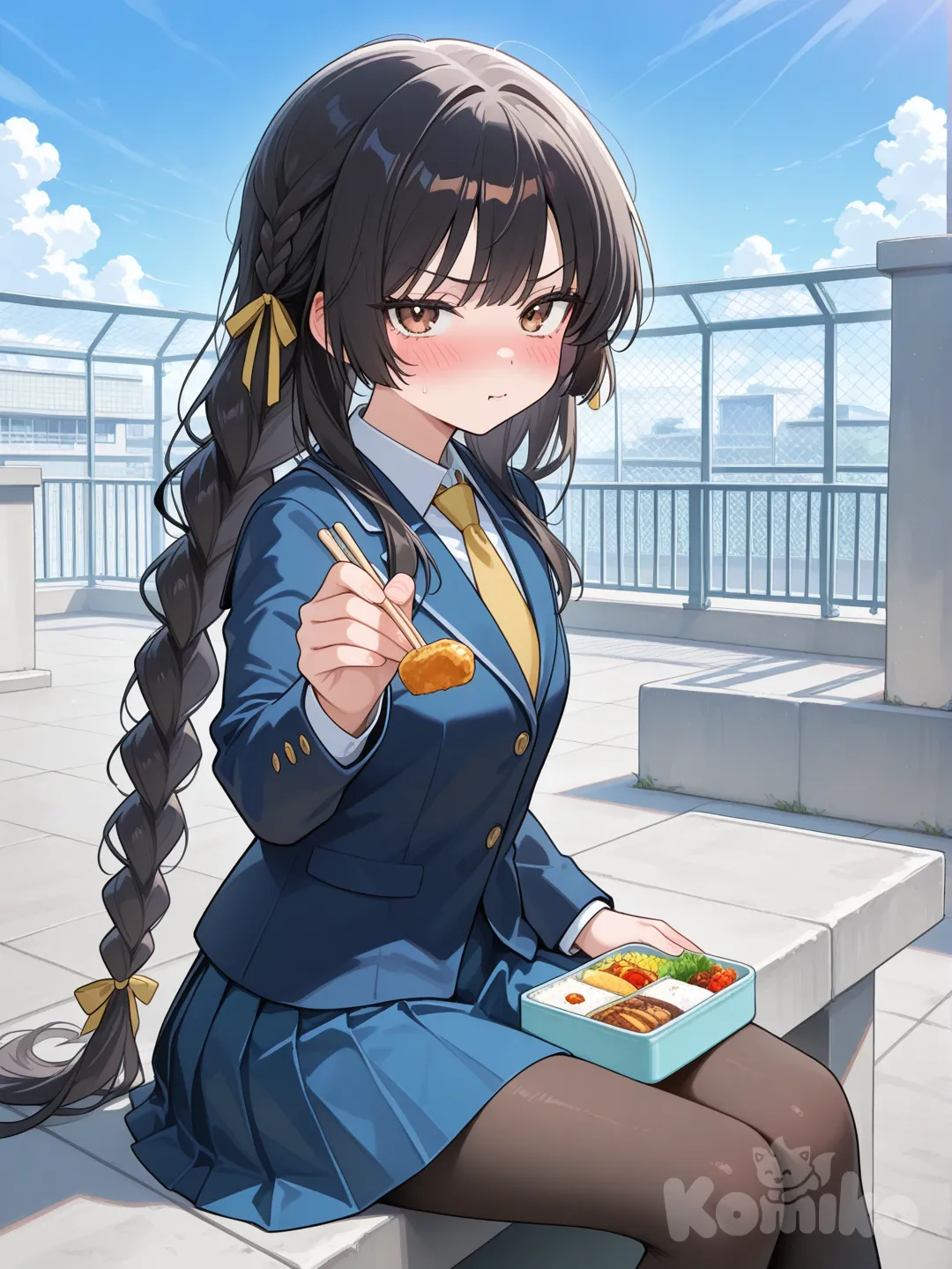 Just eat it, dummy….