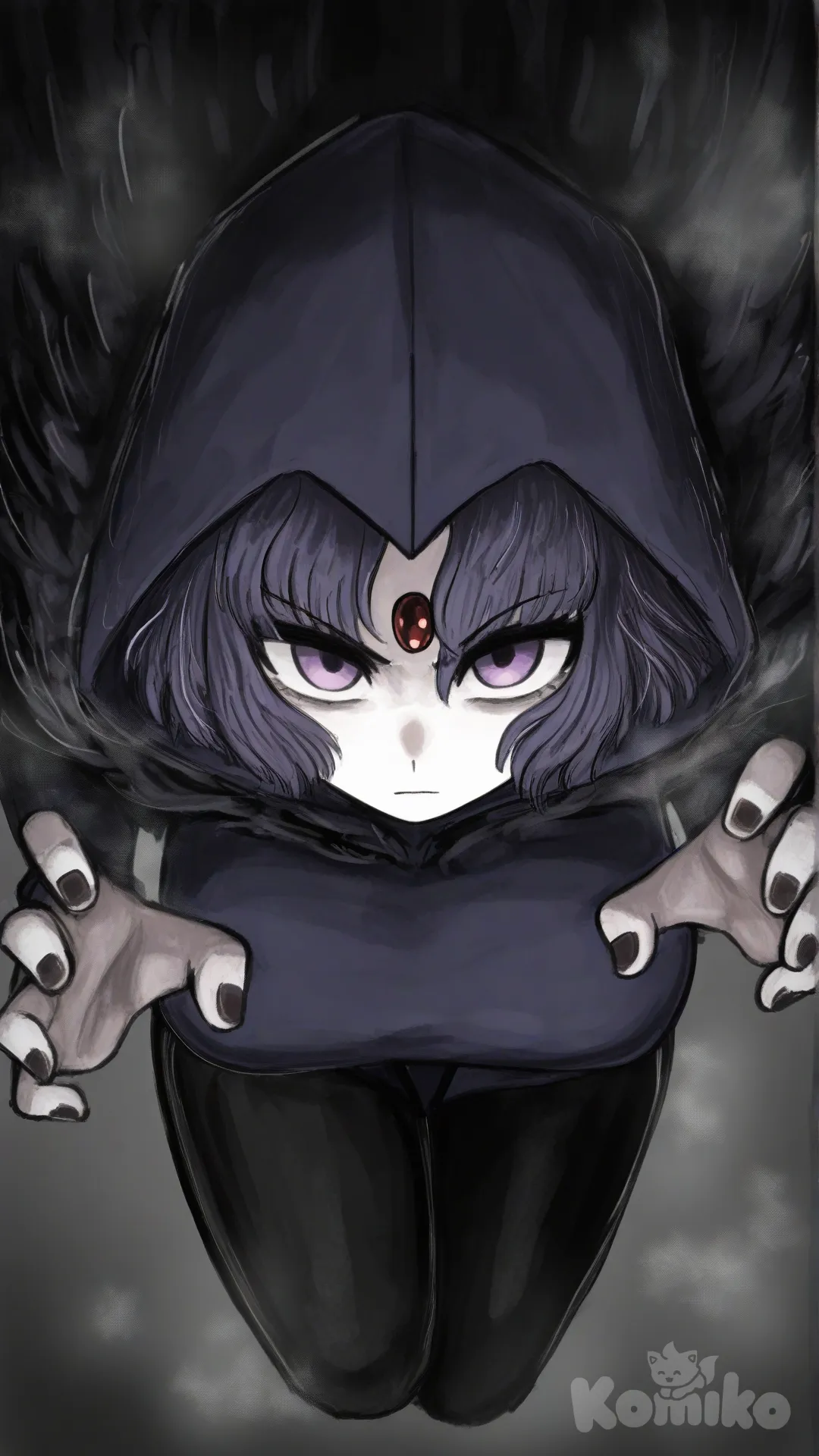 Raven (Dc), [sketchy-painterly-style]