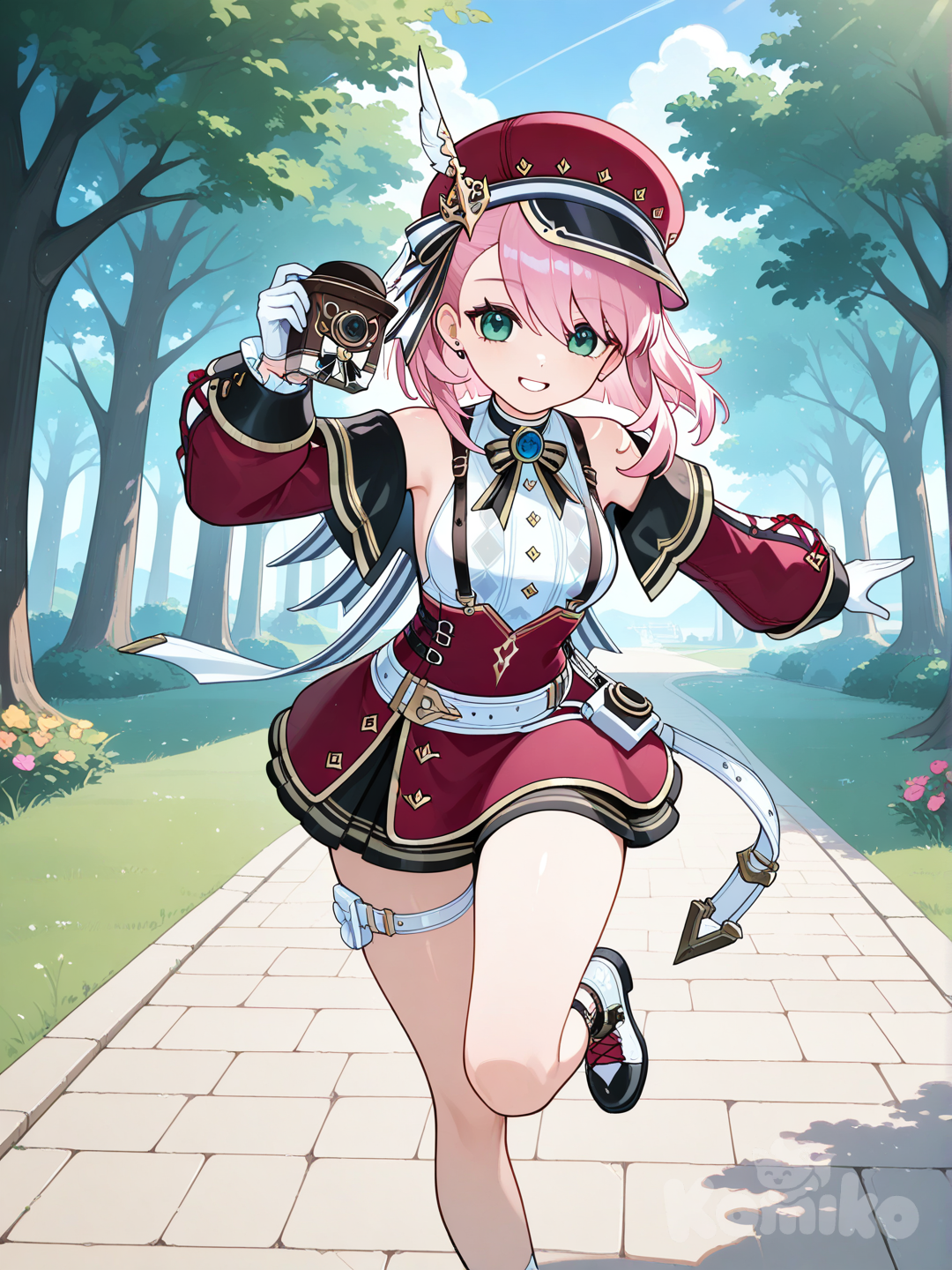 Charlotte from genshin impact 