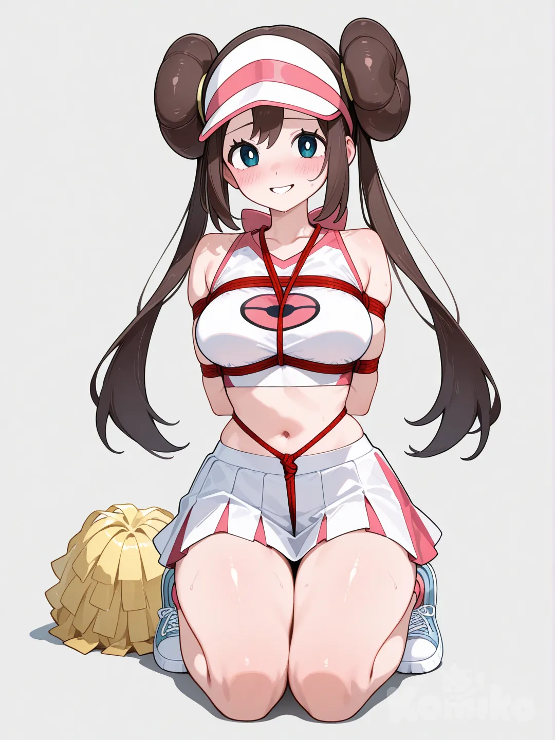 Cheerleader Rosa Tied Up