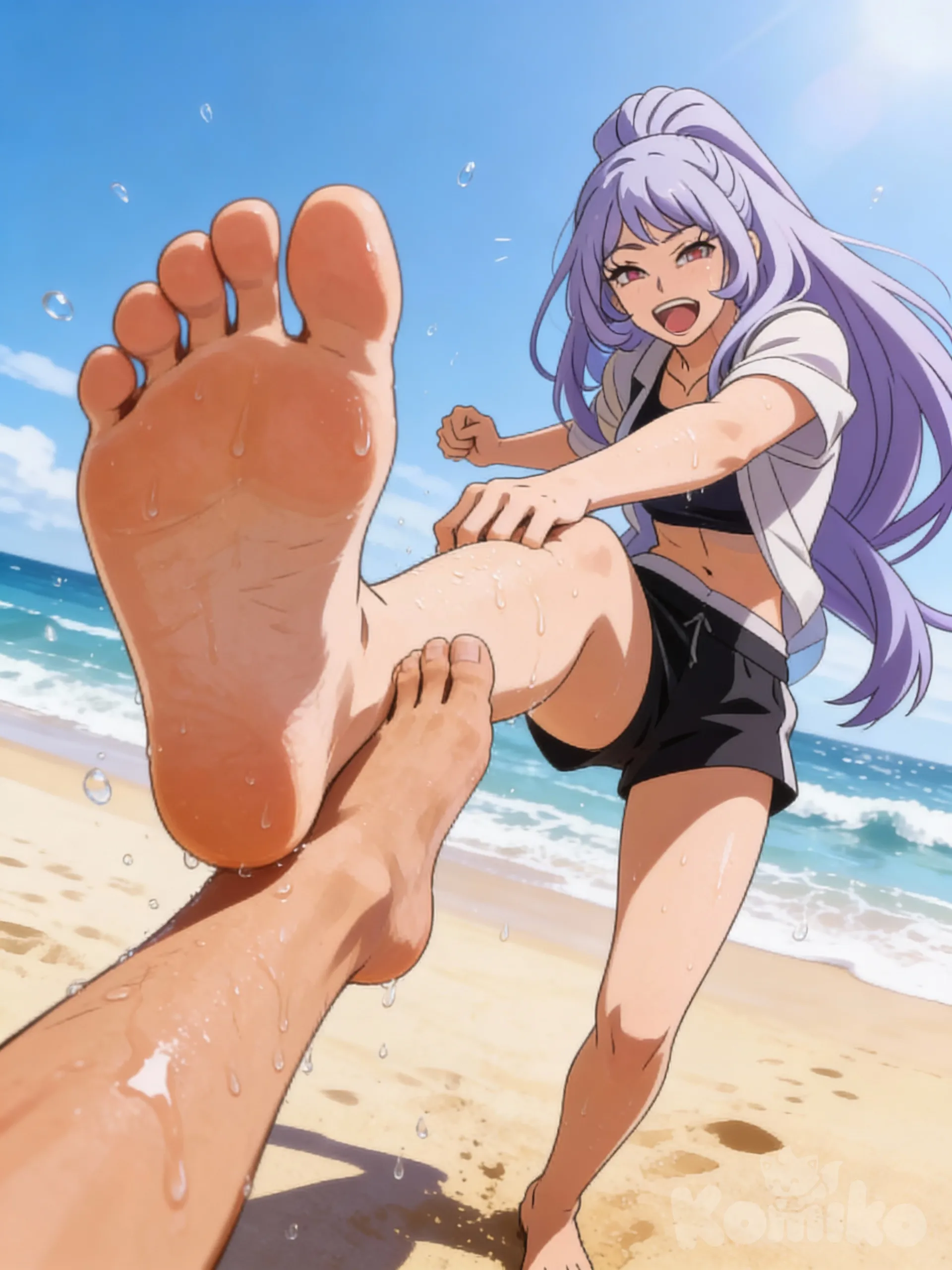 Nejire Hado Going Feet For Feet