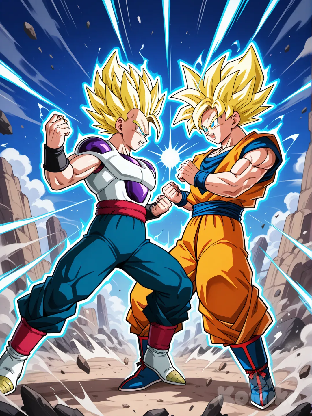 Dragon Ball Z Goku and Gohan