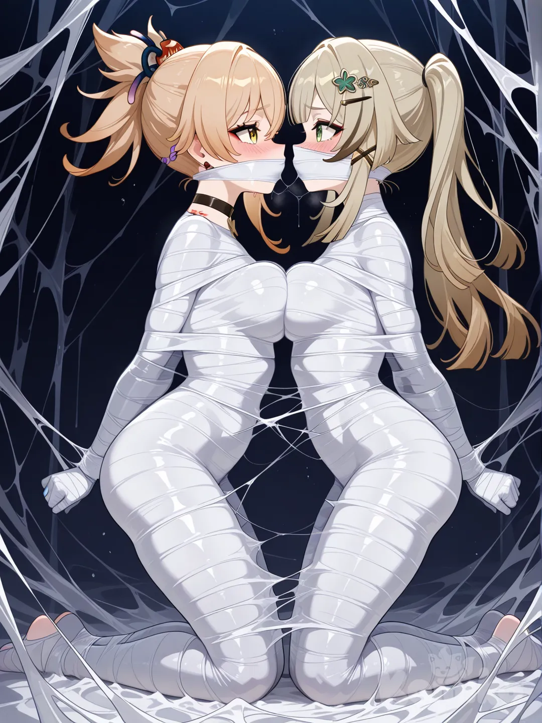 kirara and yoimiya - too close for comfort