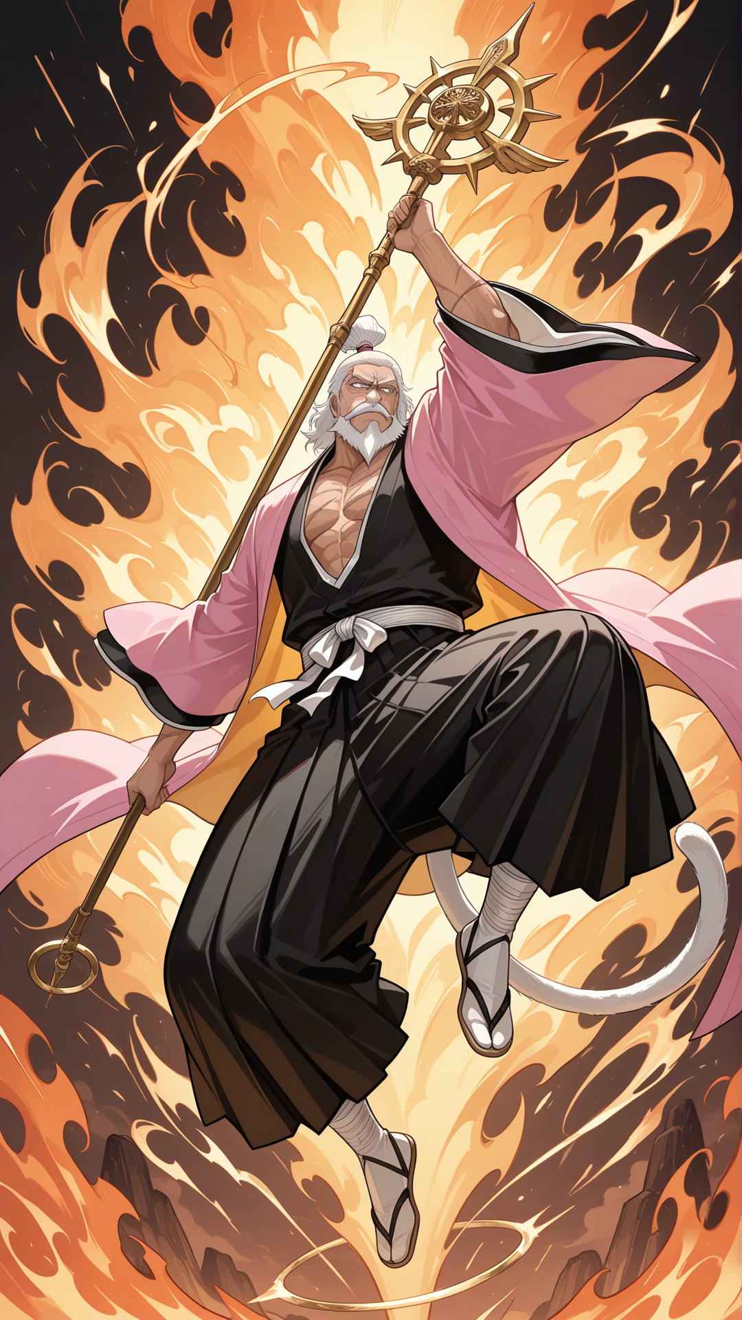 Let’s make bleach head captain his power has to do something with son Wu Kong