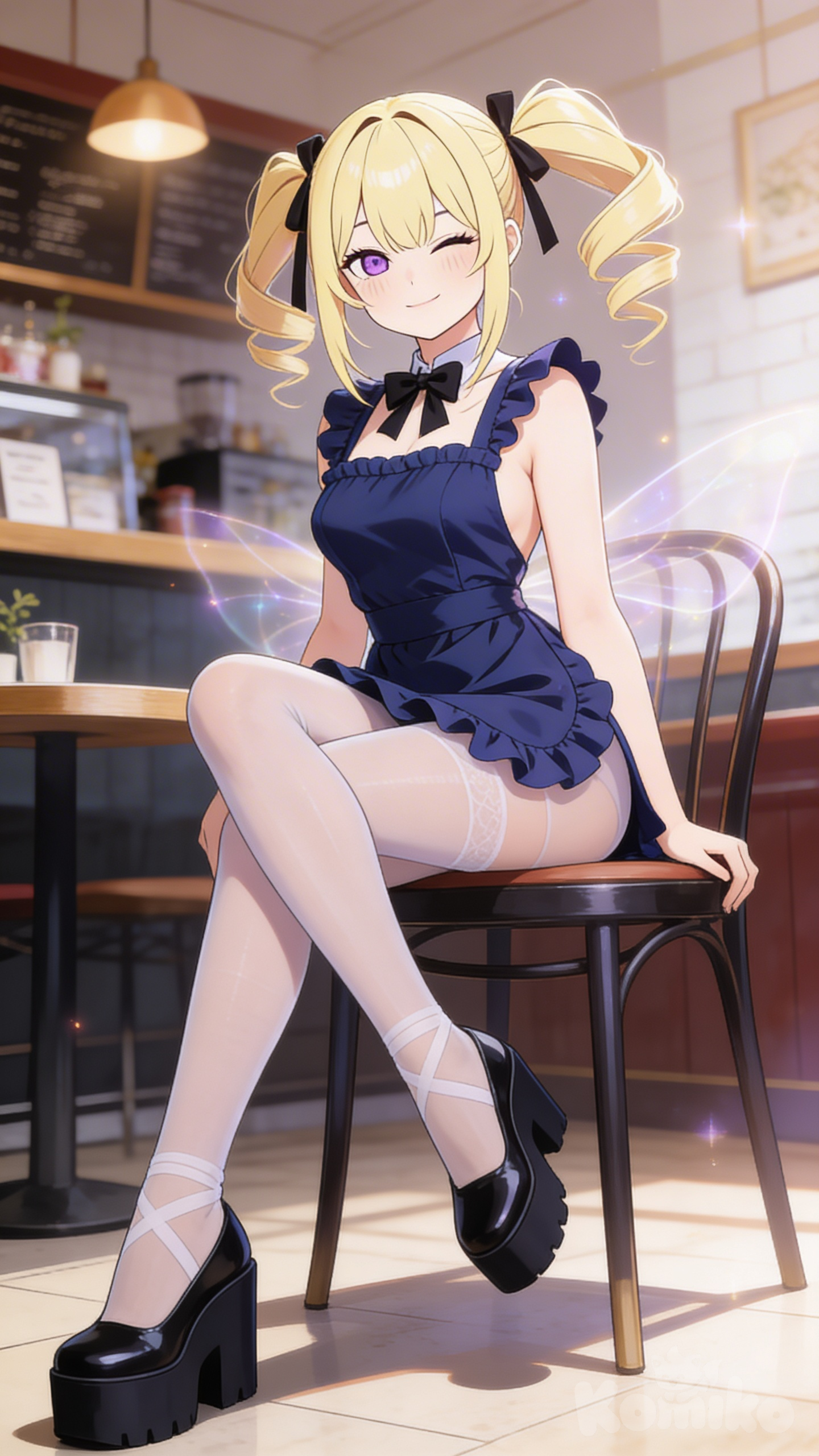 Compañía en el café 