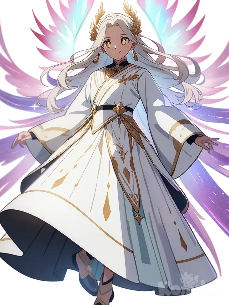 1boy, anime coloring, ethereal elegance, captivating smile, radiant complexion, sparkling eyes, poised grace, stylish ensemble, enchanting aura, lively spirit, lustrous tresses, single character, full body, looking at viewer, anime style, simple background, white background