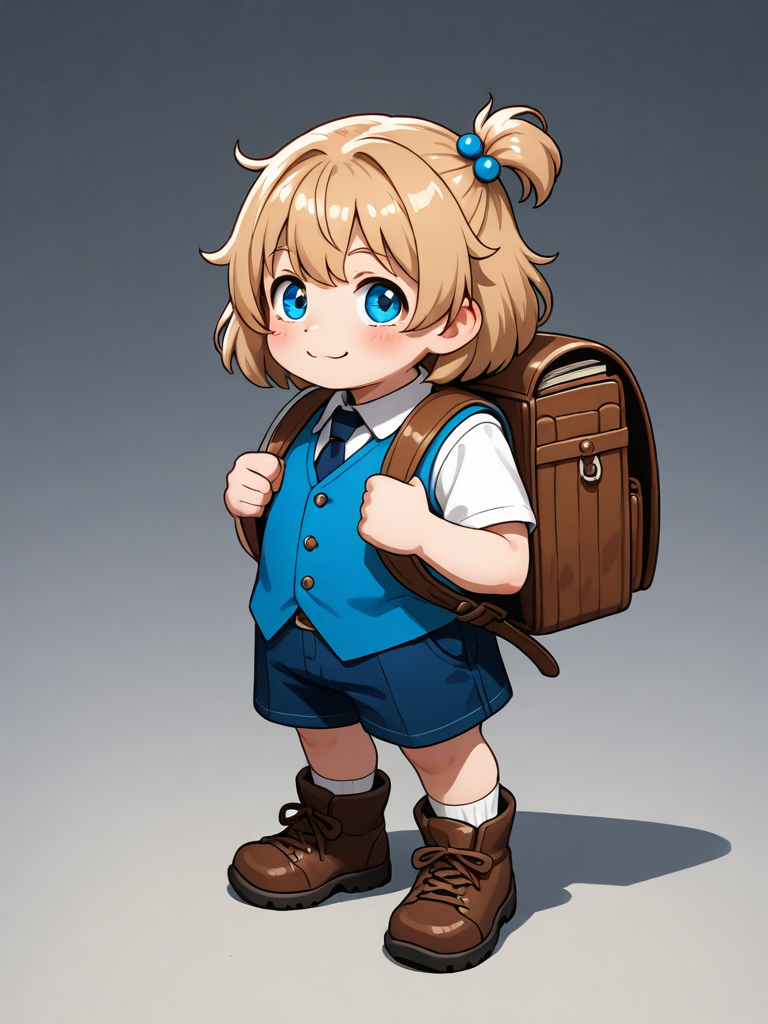 1boy, Joey Challenger – The Paleontology Student

Role: University Student (Paleontology)
Age: Early 20s

Visual Description (English):
Joey has messy sandy-blond hair, bright curious eyes, and a youthful face. He wears casual field clothes with a university vest and carries books filled with sketches of prehistoric animals, especially mammoths. His backpack is decorated with fossil-themed pins.

Personality:
Enthusiastic, optimistic, and animal-loving. Fascinated by megafauna like mammoths and ancient ecosystems.,teenager,male