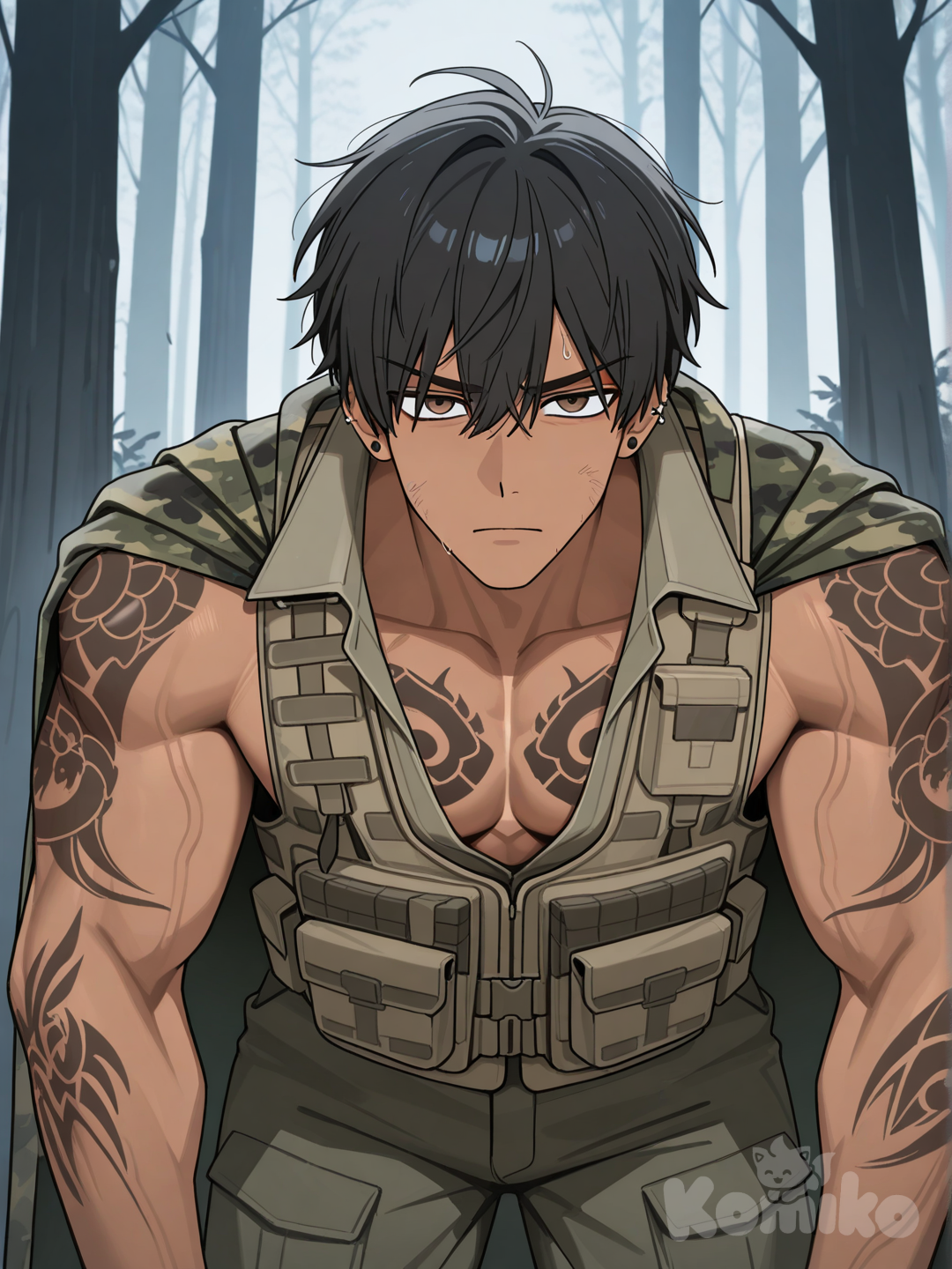 A person on the forest?