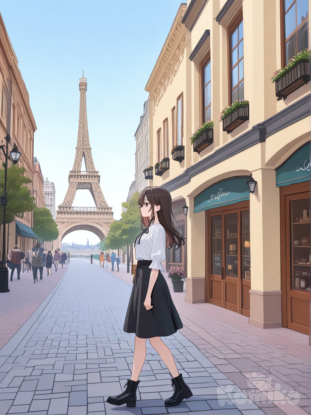Walking in Paris