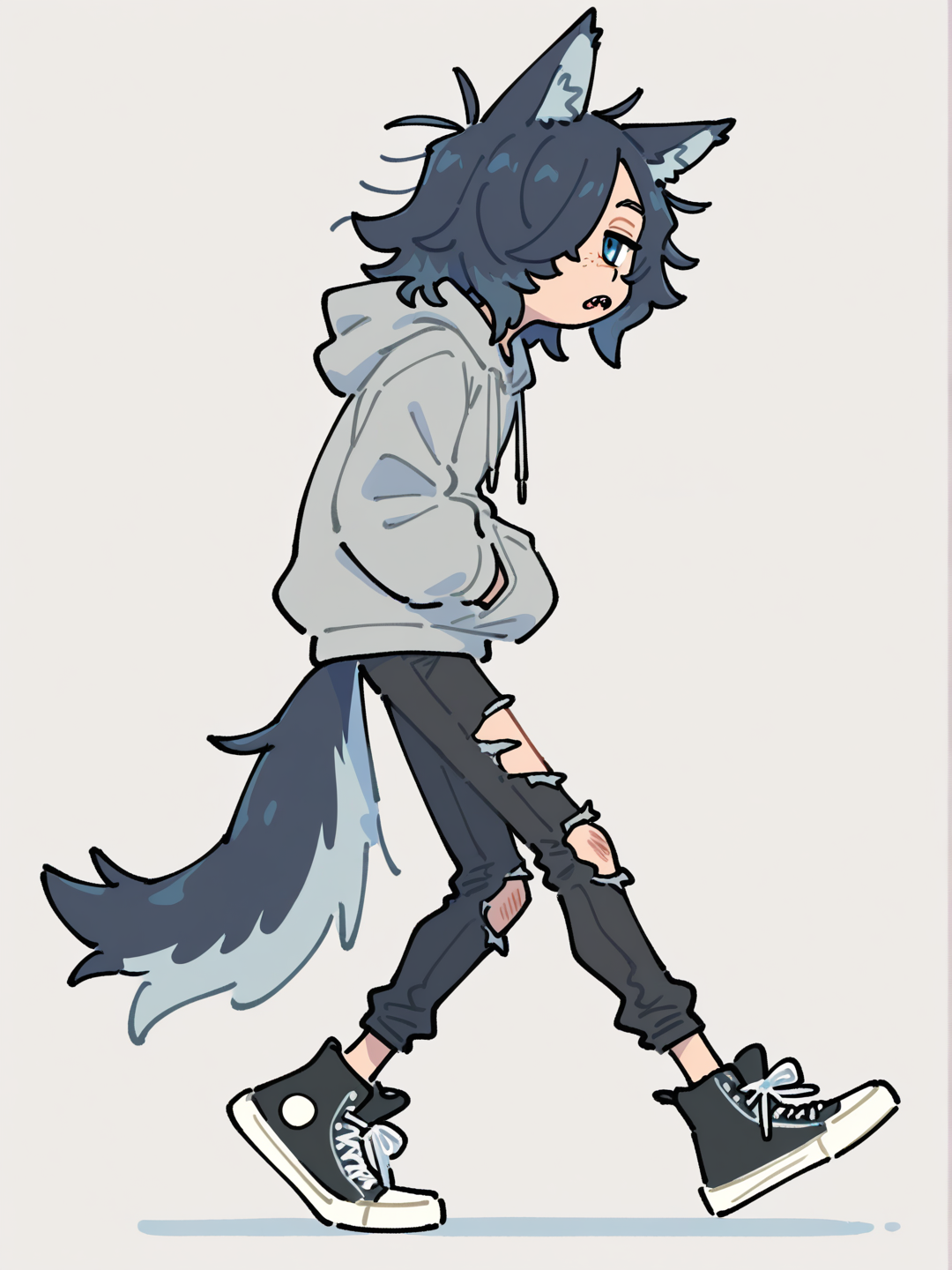 Sneaking By To Stay Outta Trouble... 