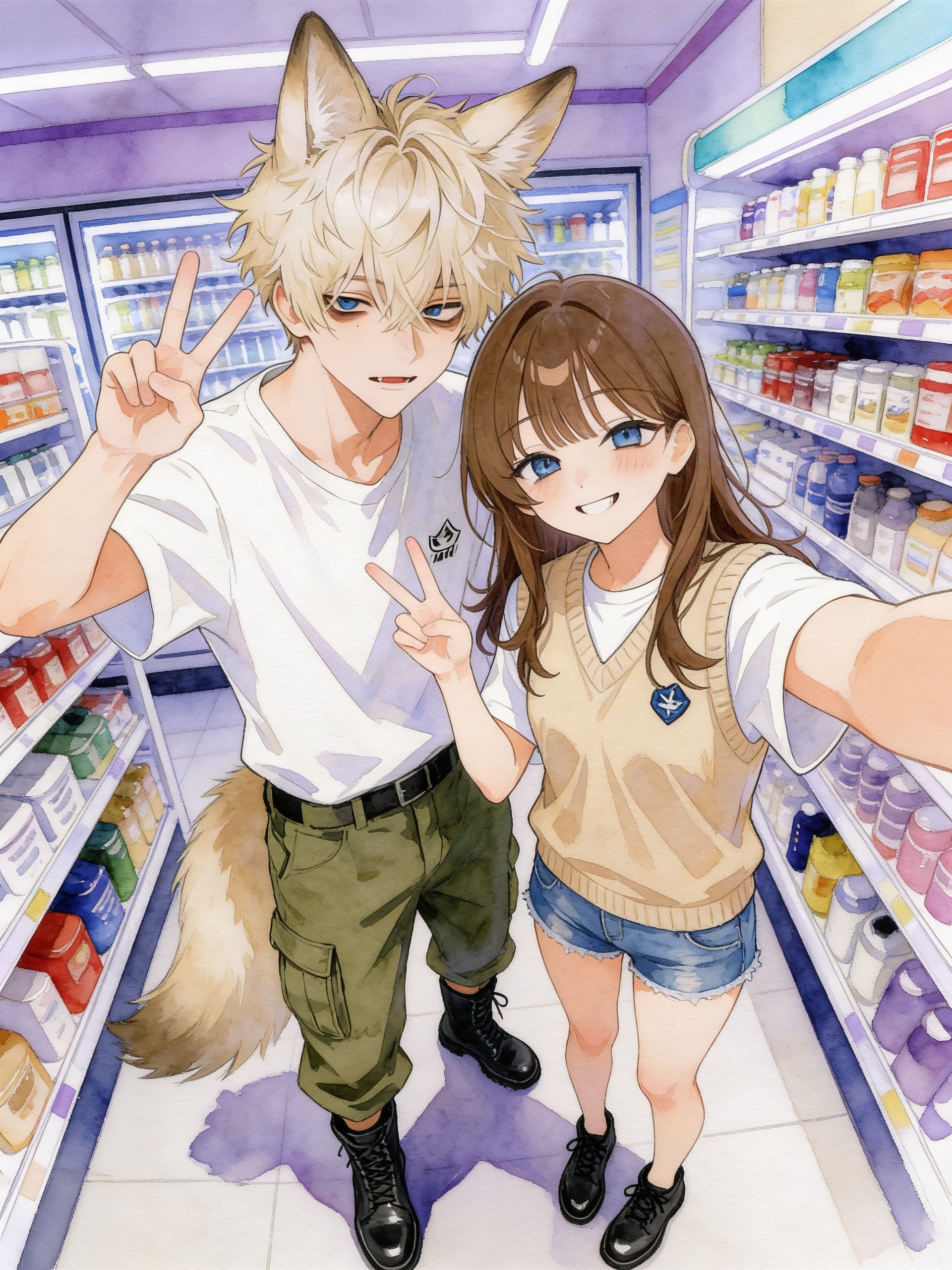 Asher Meets Wolfy :D