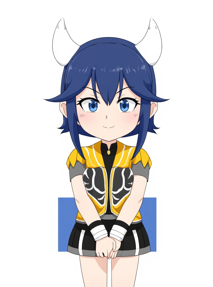1, 851099_jinusenpai_bowser-lucina (1), single character, full body, looking at viewer, anime style, simple background, white background