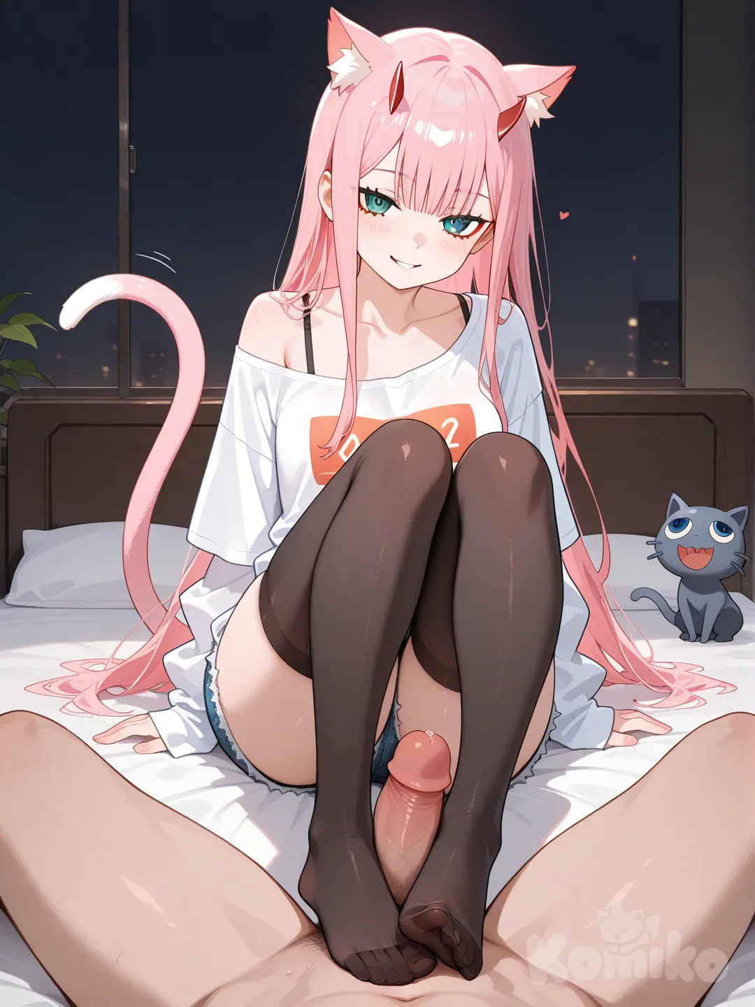 Zero two footjob