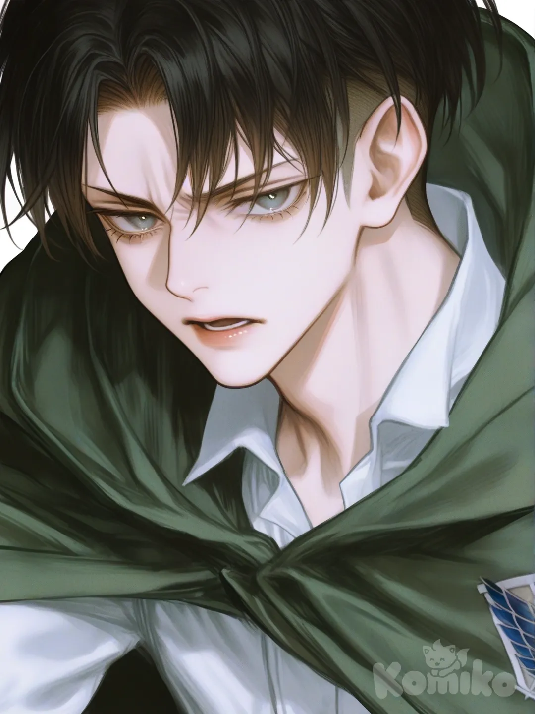 @Levi_(Shingeki_No_Kyojin), [semi-realistic-portrait-style]