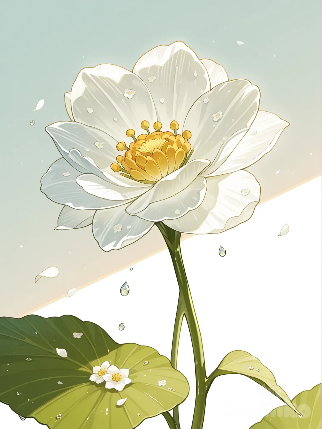 万象终有枯竭之日 但我对水仙十字的思念仍旧澄净如初，花，植物